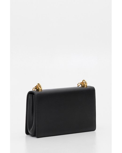 Dolce & Gabbana Black Dg Chain Crossbody Bag
