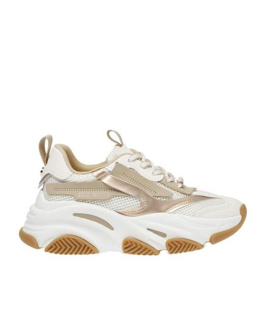 Steve Madden White Possession Sneakers