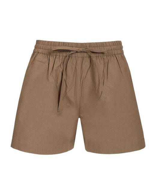 Matteau Natural Drawstring Shorts