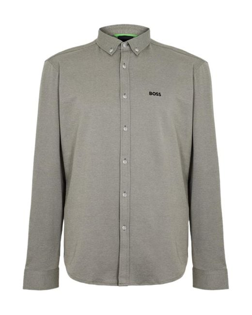 Boss Gray Plain Shirt for men