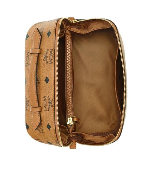MCM Brown Ottomar Small Toiletry Bag for men