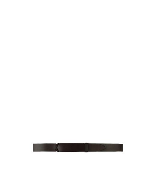 Orciani Black Unbuckled Belt for men