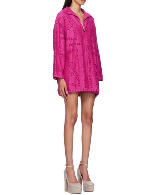 Valentino Pink Lace Dress