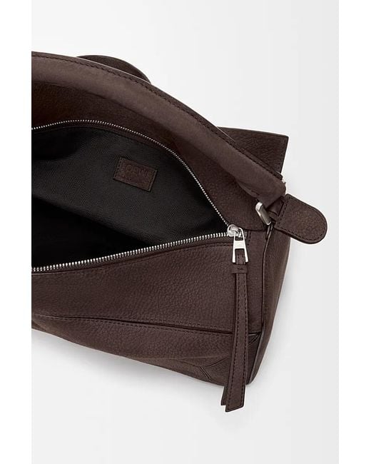 Loewe Brown Large Puzzle Tote Bag for men