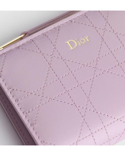 Dior Purple Trianon Dahlia Wallet