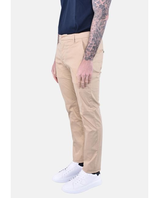Dondup Blue Gaubert Slim-Fit Pants for men