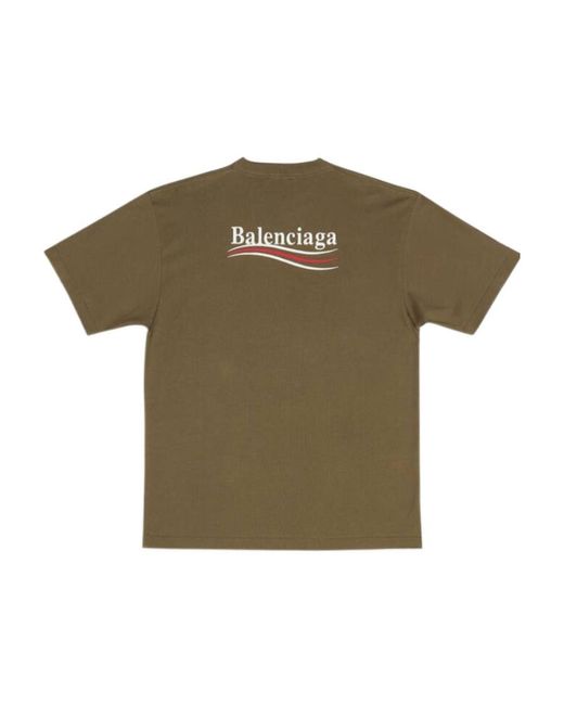 Balenciaga Green Political Campaign T-Shirt Large Fit
