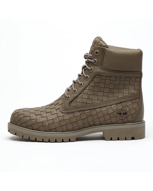 Timberland Brown Lace-Up Ankle Boots for men