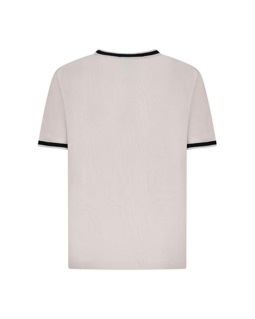 Max Mara White Crew-Neck T-Shirt