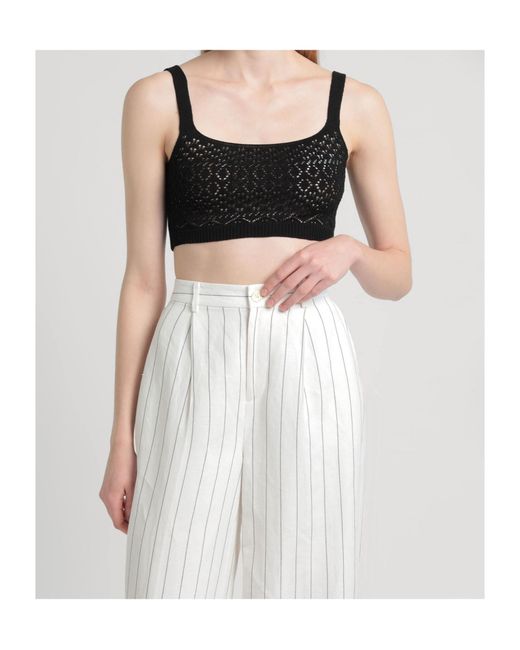 MAX&Co. Black Crop Top