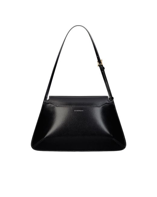Givenchy Black 4G Liquid Logo Embossed Shoulder Bag