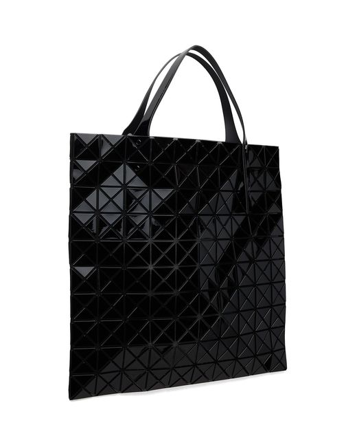 Issey Miyake Black Prism Top Handle Tote Bag