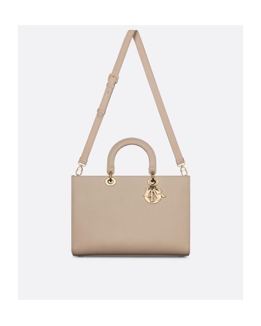 Dior Natural Large Lady D-Sire Bag