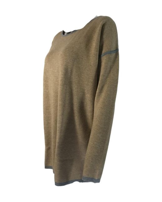 Max Mara Green Long-Sleeved Sweater