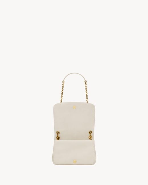 Saint Laurent White Jamie 4.3 Mini
