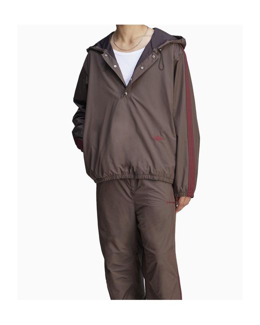 Adidas Brown Originals X Wales Bonner Anorak Jacket for men