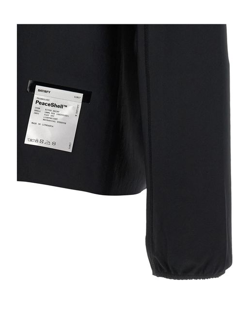 Satisfy Black Peaceshell River Shirt for men