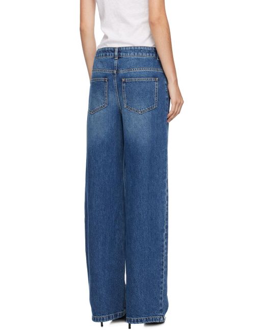Moschino Blue Belt Loop Jeans