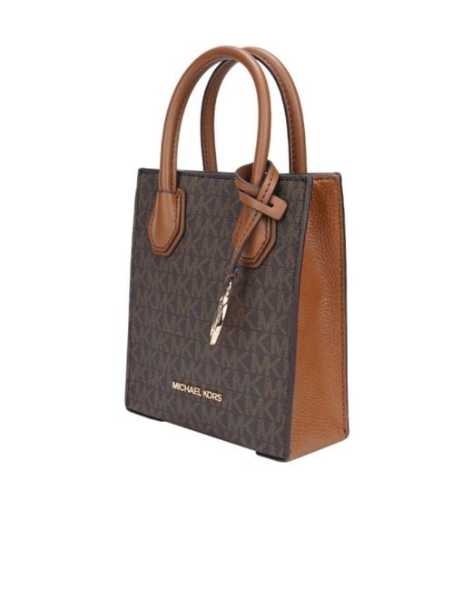 Michael Kors Brown Extra-Small Mercer Tote Bag
