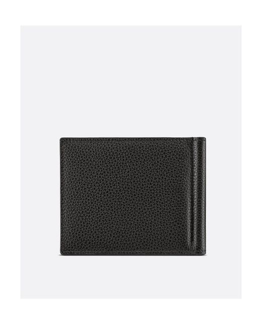 Dior Black Wallet With Bill Clip for men