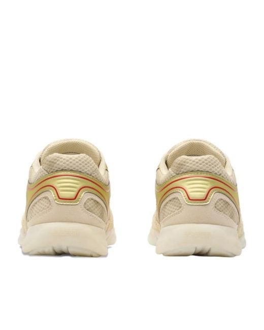 Burberry Natural Matrix Mesh Lace-Up Sneakers