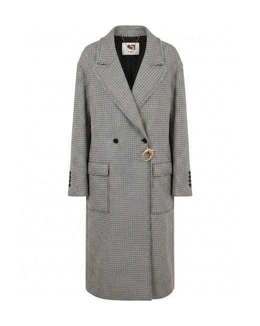 Ports 1961 Gray Long-Sleeved Coat