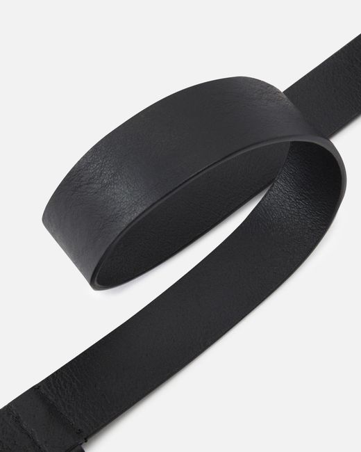 Pinko Black Leather Belt With Chains And Straps, 3 Cm