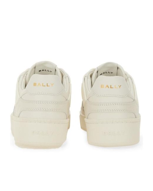 Bally White Ronnie Lace-Up Sneakers