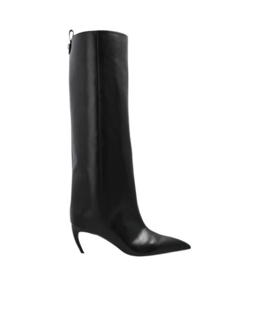 The Attico Black The Lea Boots