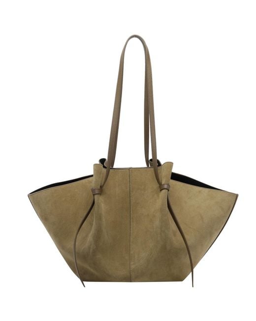 Yuzefi Metallic Double-Handled Handbag