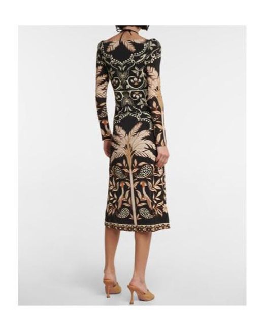 Johanna Ortiz Natural Fables Of The Night Midi Dress