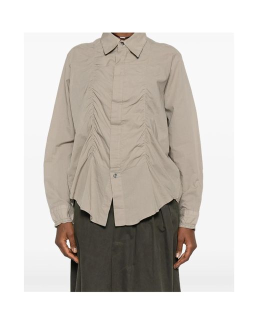 Our Legacy Natural Jumble Ruched Shirt