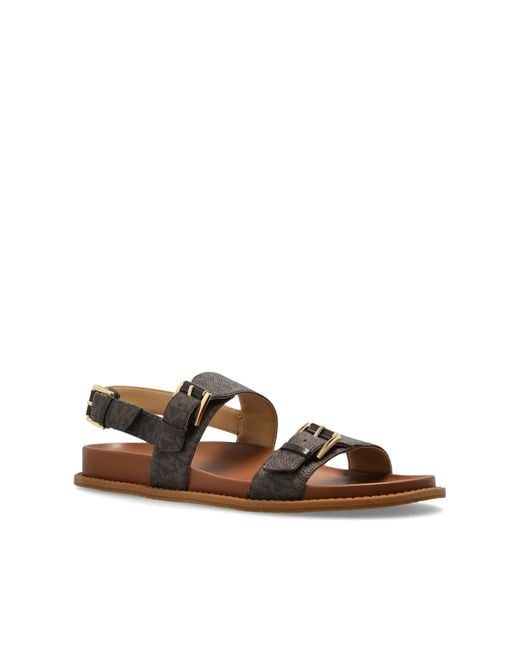 MICHAEL Michael Kors Brown Nia Flat Sandals for men
