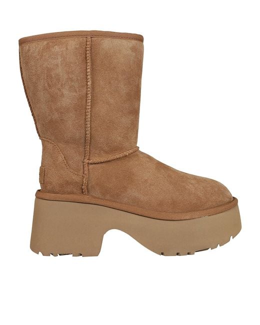 Ugg Brown Classic Short New Heights Boots