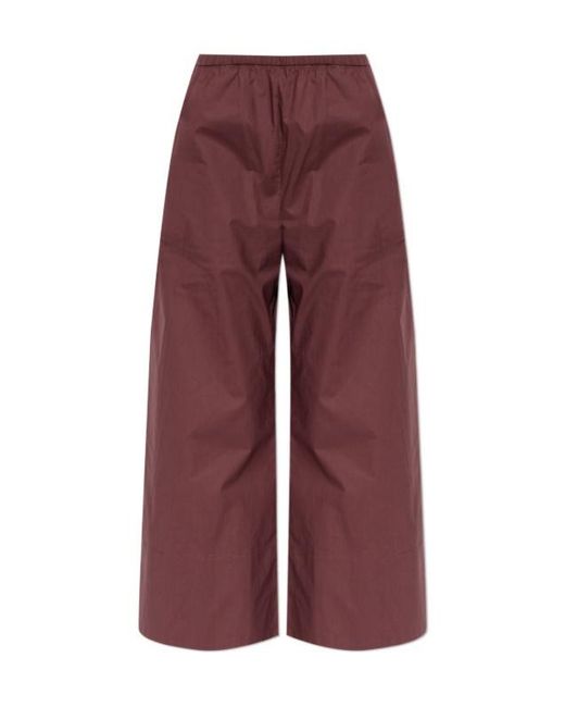 By Malene Birger Red Elastic Waist Casual Pants