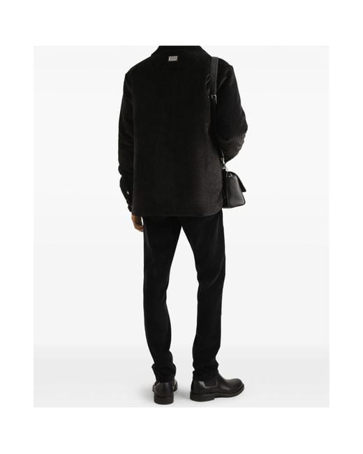 Dolce & Gabbana Black Jackets for men
