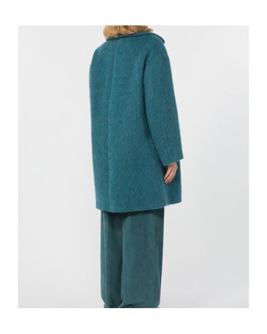 Weekend by Maxmara Blue Rada Long Coat