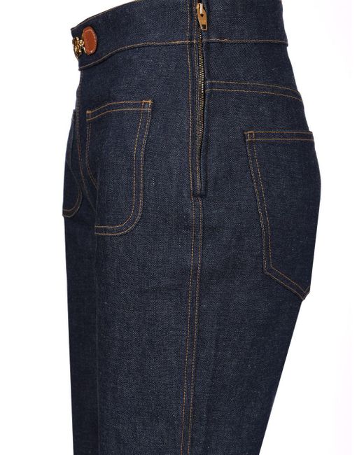 Céline Blue Flared Jeans