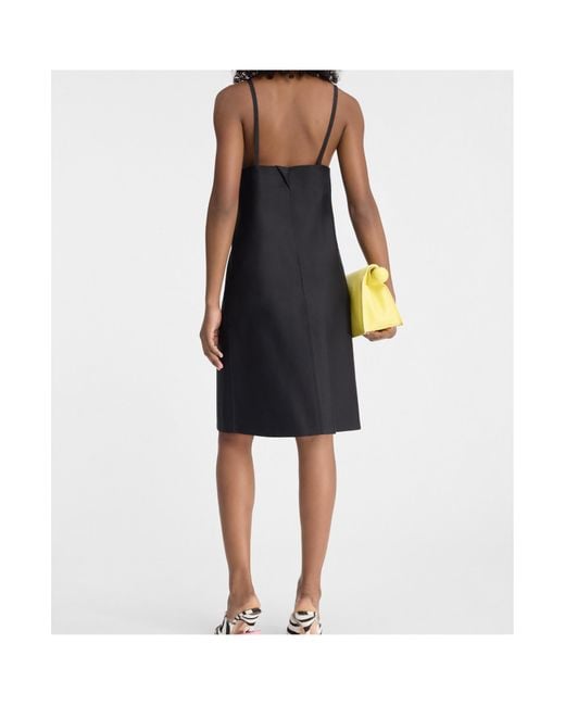 Jacquemus Black Sleeveless Wool Dress