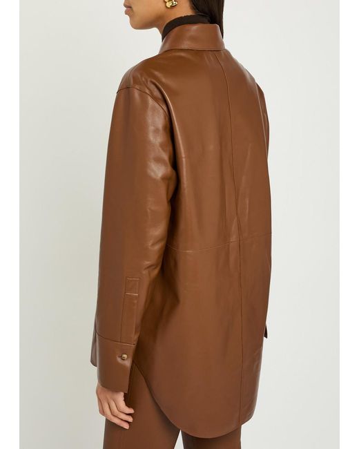Joseph Brown Penna Leather Jacket