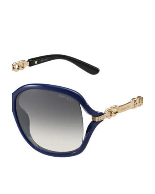 Jimmy Choo White Logo Sunglasses