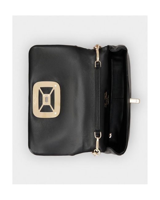 Roger Vivier Black Viv' Choc Shoulder Bag