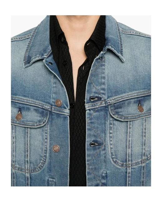 Tom Ford Blue Icon Faded Denim Jacket for men
