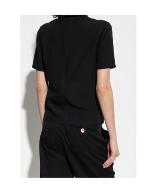 Versace Black Blouses
