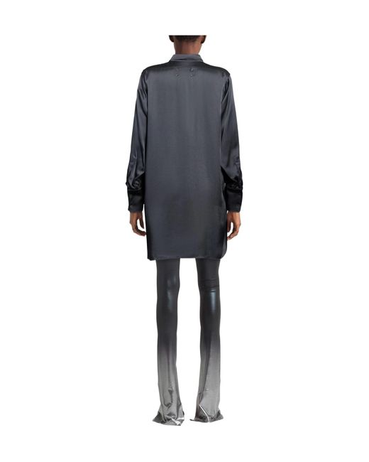 Maison Margiela Blue Solid Colour Shirts
