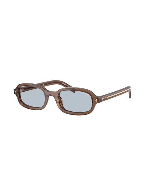 Prada White Full-Rim Sunglasses