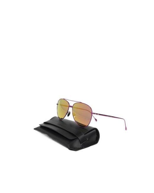 Isabel Marant Pink Logo Pilot Sunglasses