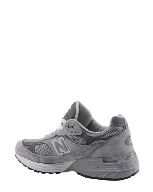 New Balance Gray 993 Core Lace-Up Sneakers for men