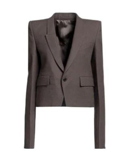 Rick Owens Black Simple And Tailored Suit