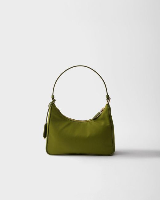 Prada Green Re-Edition 2005 Re-Nylon And Saffiano Mini Bag